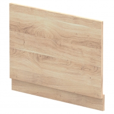 Nuie Arno Straight Bath End Panel and Plinth 560mm H x 730mm W - Bleached Oak