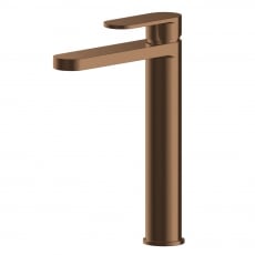 Nuie Binsey Tall Mono Basin Mixer Tap - Brushed Bronze