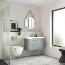 Grey on sale bathroom suite