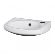 Nuie Melbourne Wall Hung Cloakroom Basin 350mm Wide - 1 Tap Hole