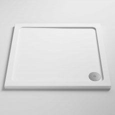 Nuie Pearlstone White Square Shower Tray 900mm x 900mm