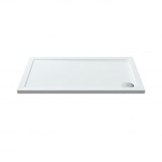 Nuie Pearlstone Rectangular Shower Tray 1200mm x 760mm - White