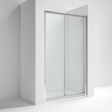 Rene Chrome Sliding Shower Door - 6mm Glass