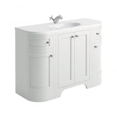 Orbit Harrogate Brunswick Curved Vanity Unit 1200mm Wide