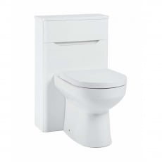 Orbit Ella Back to Wall WC Unit 500mm Wide - Gloss White