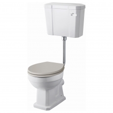 Orbit Harrogate Low Level Pan with Lever Cistern and Flushpipe - Excluding Seat