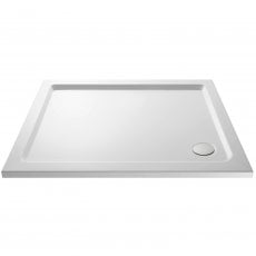 Nuie Pearlstone White Rectangular Shower Tray 1200mm x 700mm