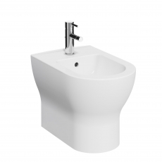 Prestige Eklipse Round Back to Wall Bidet 540mm Projection - 1 Tap Hole