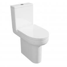 Prestige Bijoux Comfort Height Close Coupled Toilet with Push Button Cistern - Soft Close Seat