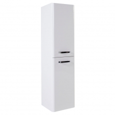 Prestige Options Wall Mounted Tall Storage Unit 350mm Wide White