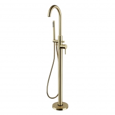 Prestige Ottone Freestanding Bath Shower Mixer Tap - Brushed Brass