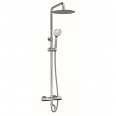 Prestige Plan Thermostatic Bar Mixer Shower with Shower Kit and Bath Filler Spout + Fixed Head