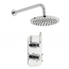 Prestige Viktory Thermostatic Dual Concealed Shower with Round Head