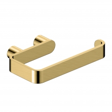 RAK Petit Round Toilet Paper Holder 135mm Wide - Brush Gold