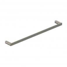 RAK Petit Square Single Towel Bar 620mm Wide - Brushed Nickel