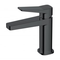 RAK Petit Square Standard Basin Mixer Tap - Matt Black