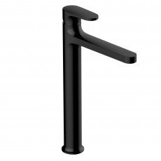 RAK Portofino Tall Basin Mixer Tap Without Waste - Matt Black