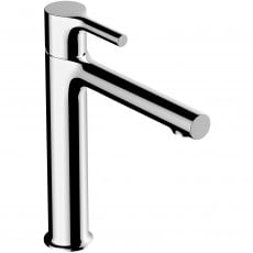 RAK Sorrento Medium Height Basin Mixer Tap Without Waste - Chrome