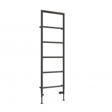 Reina Dora Designer Heated Towel Rail 1470mm H x 500mm W - Anthracite