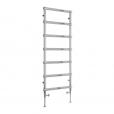 Reina Lecco Designer Heated Towel Rail 1300mm H x 500mm W - Chrome