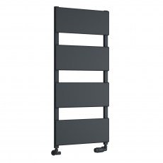 Reina Vivaro Designer Heated Towel Rail 1100mm H x 490mm W - Anthracite