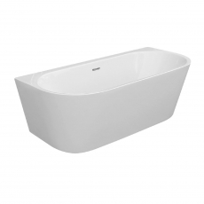 Signature Pinnacle Freestanding Double Ended Bath 1500mm x 750mm 0 Tap Hole - White