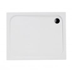 Signature Deluxe Rectangular Shower Tray 45mm High with Waste 1000mm x 900mm - White