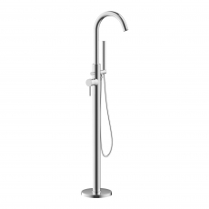 Signature Sail Freestanding Bath Shower Mixer Tap with Shower Kit - Chrome