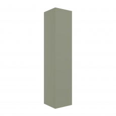 Signature Umea Wall Hung 1-Door Tall Unit 350mm Wide - Matt Olive Green