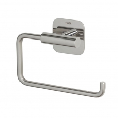 Tiger Colar Toilet Roll Holder without Flap - Polished Stainless Steel
