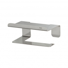 Tiger Colar Toilet Roll Holder with Shelf - Polished Stainless Steel