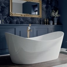 Trojan Emerald Double Ended Freestanding Bath 1800mm x 800mm - 0 Tap Hole