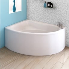 Trojan Orlando Acrylic Offset Corner Bath 1500mm x 1020mm