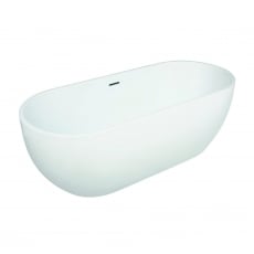 Verona Modern Freestanding Double Ended Bath 1650mm x 700mm - White