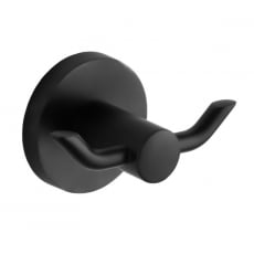 Villeroy & Boch Elements Tender Double Robe Hook - Matt Black