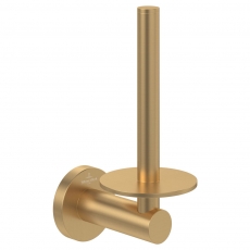 Villeroy & Boch Elements Tender Vertical Toilet Roll Holder - Brushed Gold