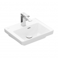 Villeroy & Boch Subway 3.0 Wall Hung Basin 450mm Wide 1 Tap Hole - White Alpin