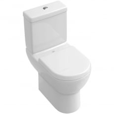 Villeroy & Boch Subway Open Back Close Coupled Pan with Push Button Cistern White Alpin - Excluding Seat