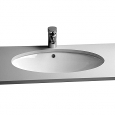 Vitra S20 Compact Under-Counter Basin 585mm Wide 0 Tap Hole