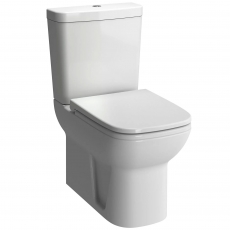 Vitra S20 Close Coupled Toilet Closed Back Push Button Cistern - Standard Seat