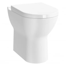 Vitra S50 Comfort Height Back To Wall Toilet Pan - Soft Close Seat