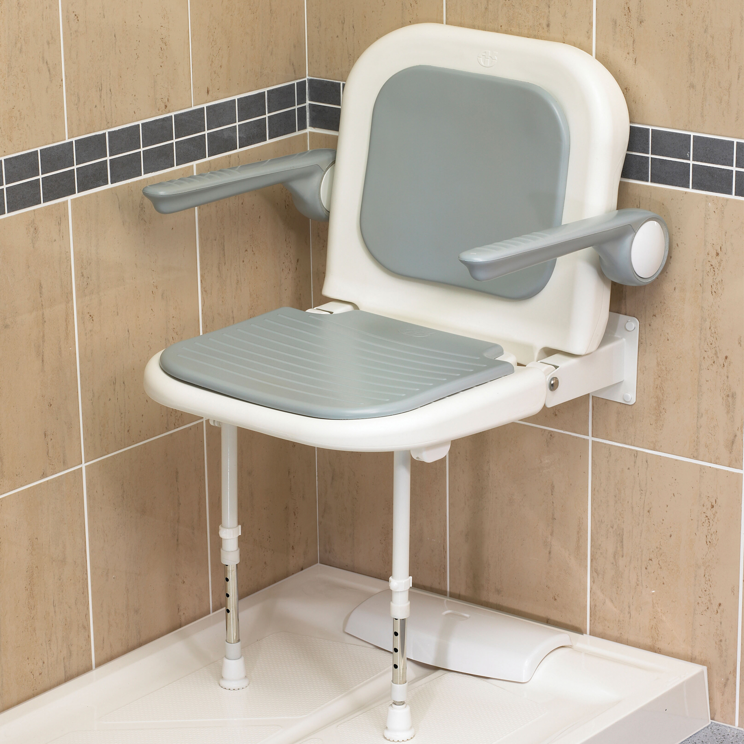 Extended cheap shower seat