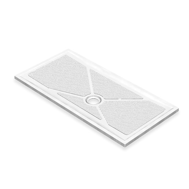 AKW Low Profile Anti-Slip Rectangular Shower Tray 1420mm x 820mm