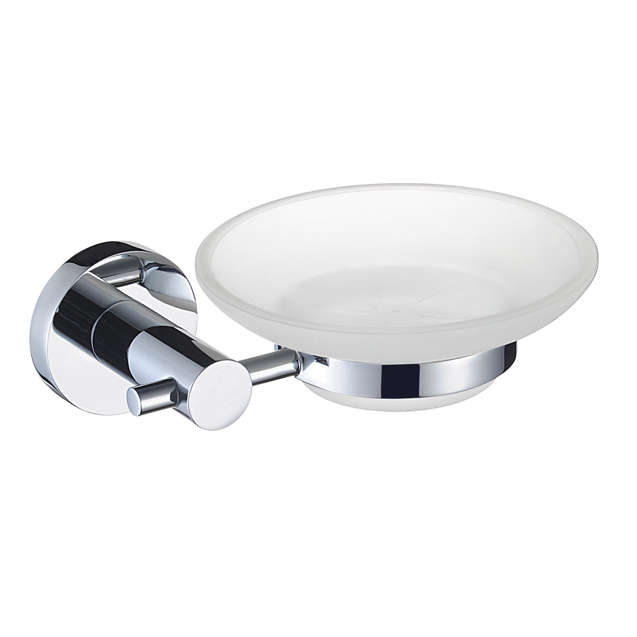 Bristan Round Soap Dish - Chrome Plated