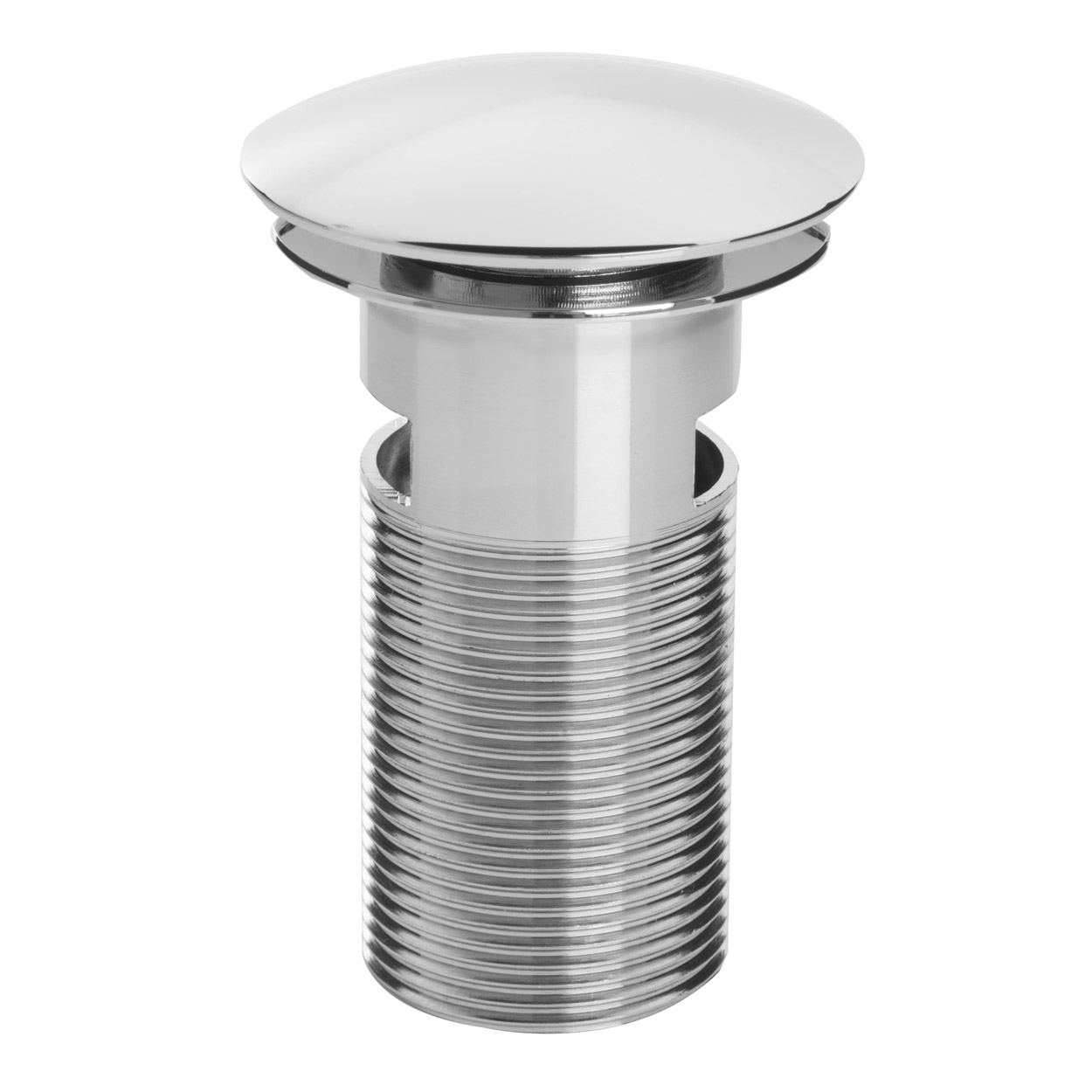 Bristan Round Clicker Basin Waste Chrome - Slotted