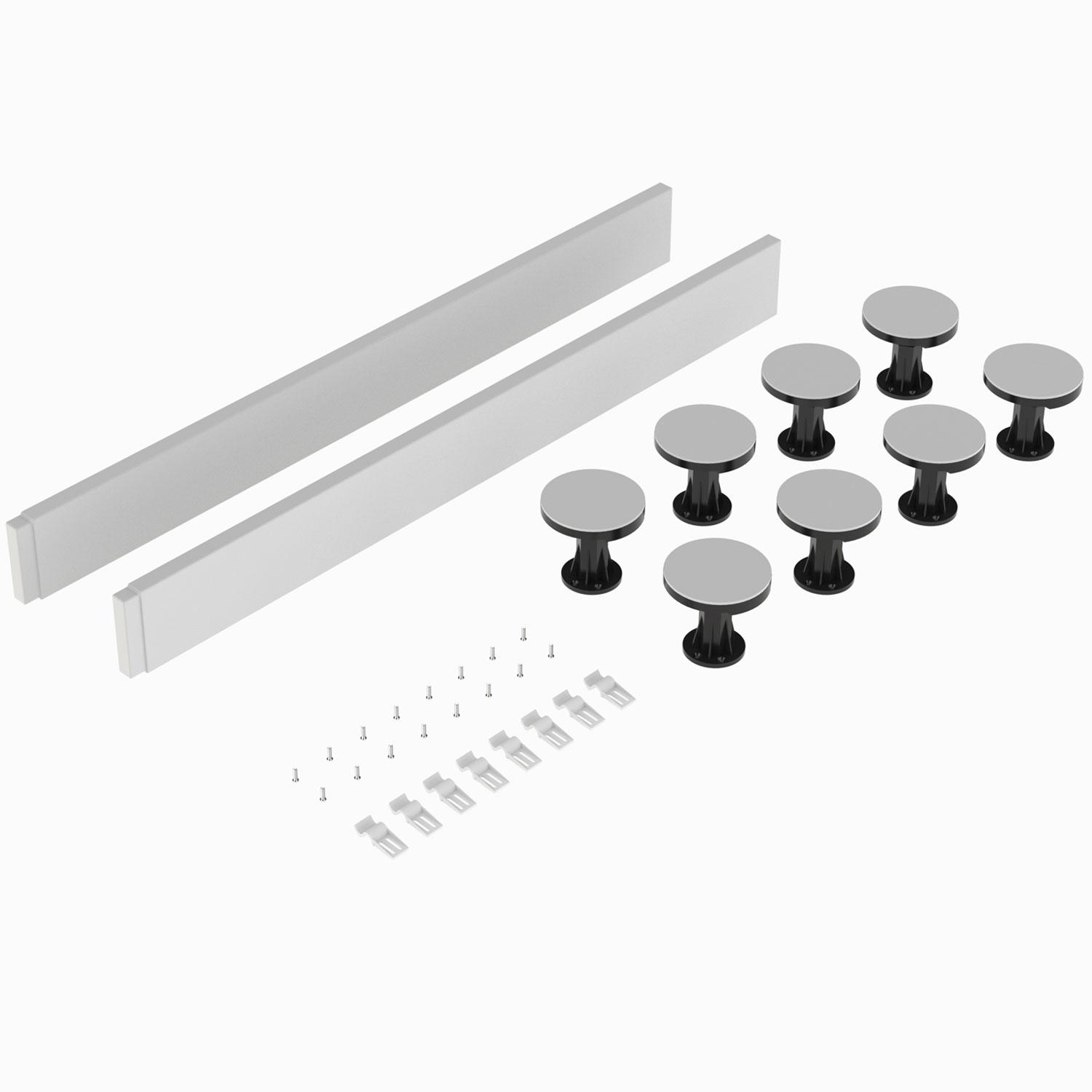 Hudson Reed/Nuie Shower Tray Riser Kit (105mm High) for 1000mm Square and Rectangular Trays - White