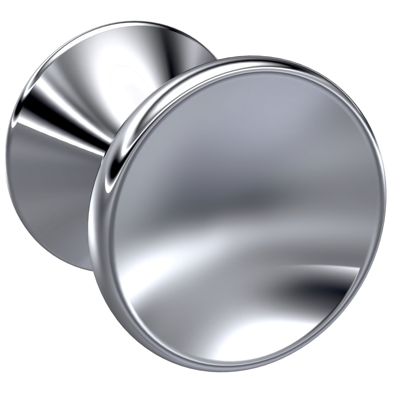 Hudson Reed Furniture Indented Knob Handle - Chrome (x1)