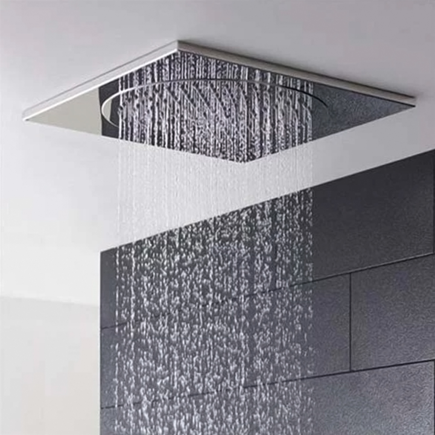 Hudson Reed Square Shower Head | HEAD81 | 370mm | Chrome