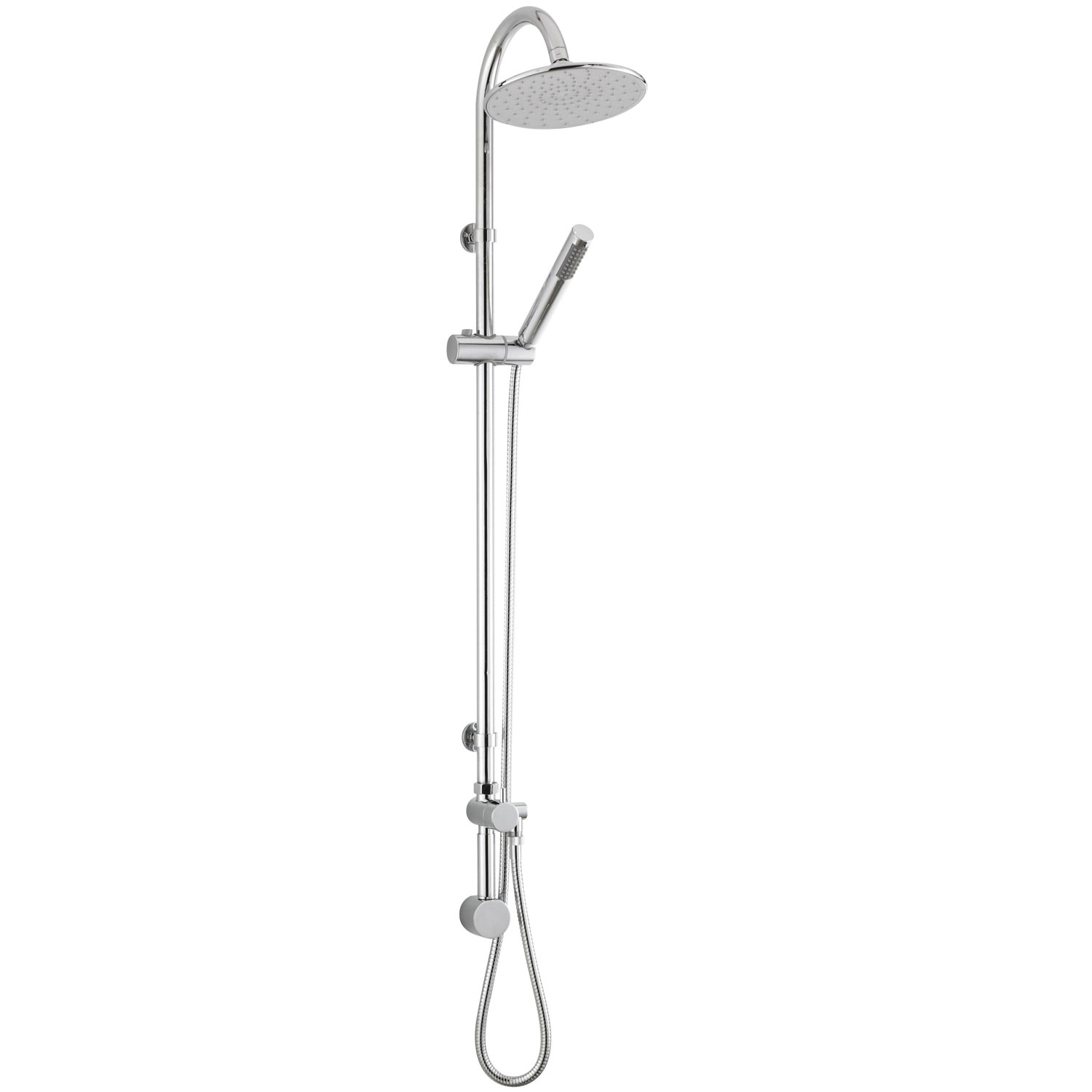 Hudson Reed Destiny Shower Kit with Outlet Elbow and Diverter - Chrome