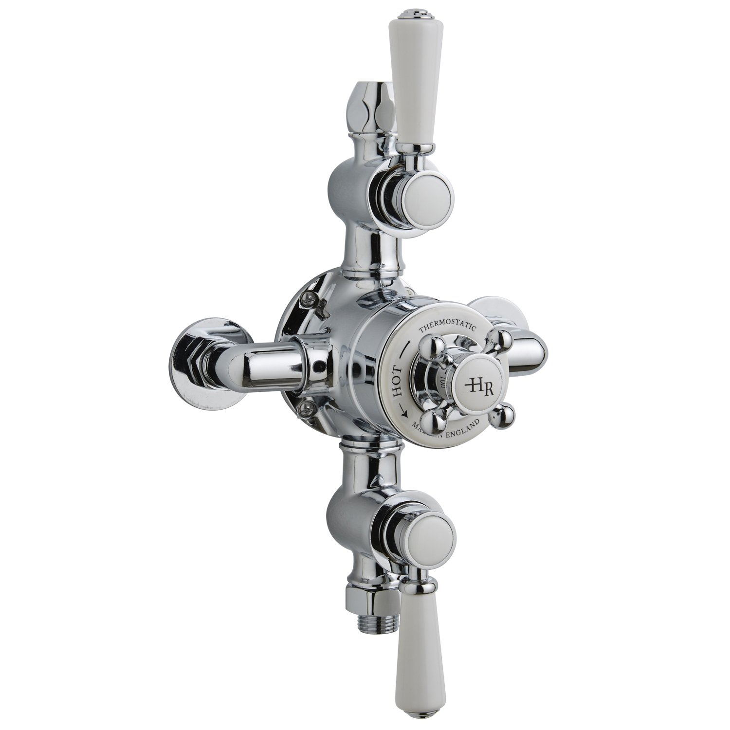 Hudson Reed Topaz Exposed Triple Handle Shower Valve - Chrome